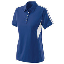 Holloway Women's Royal/White Snag Resistant Shark Bite Polo