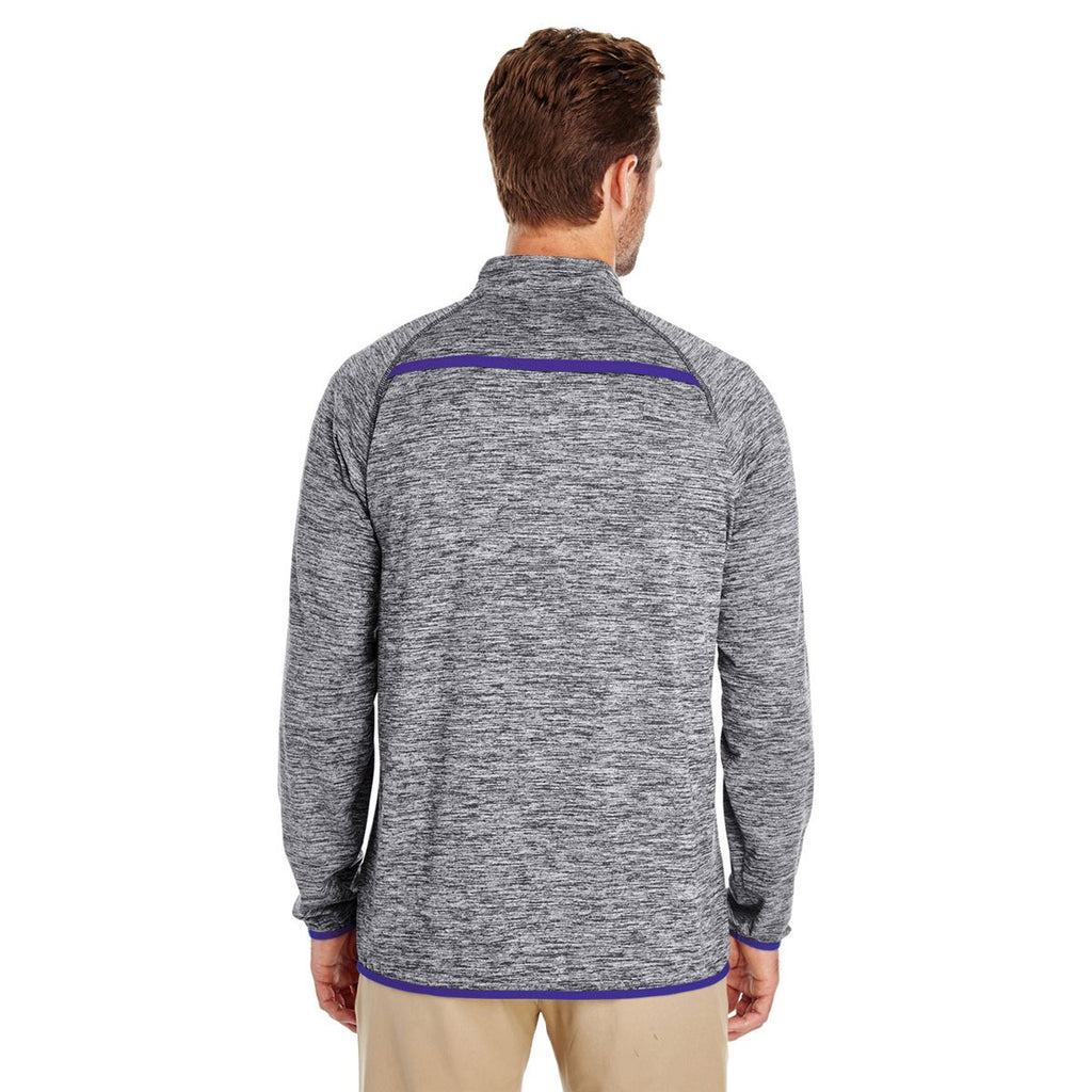 Holloway Men's Carbon Heather/Purple Force Training Top