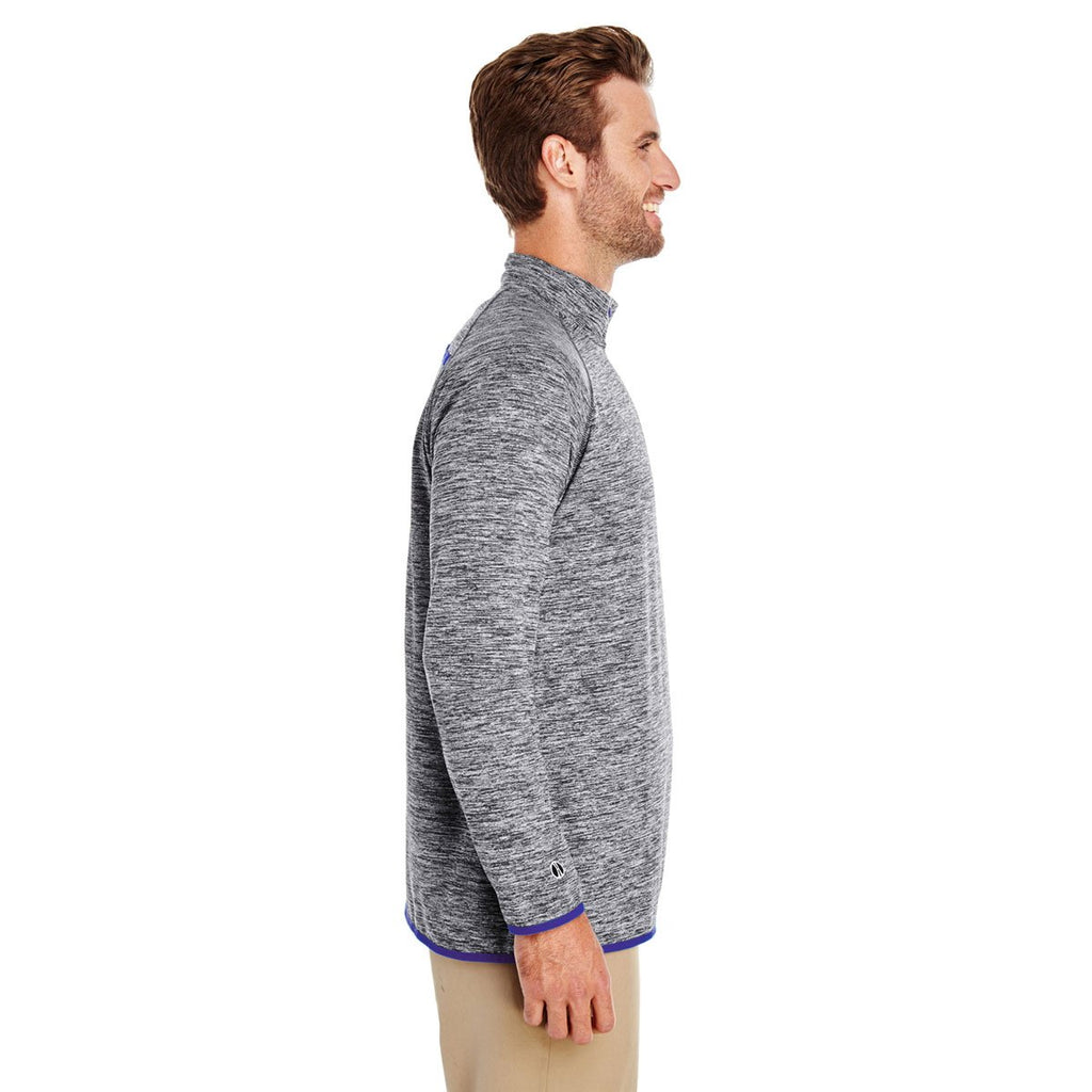 Holloway Men's Carbon Heather/Purple Force Training Top