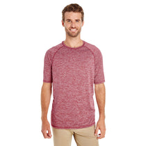 Holloway Men's Cardinal Heather Electrify 2.0 Short-Sleeve