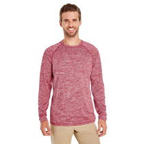 Holloway Men's Cardinal Heather Electrify 2.0 Long-Sleeve