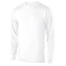Holloway Men's White Long Sleeve Gauge Shirt