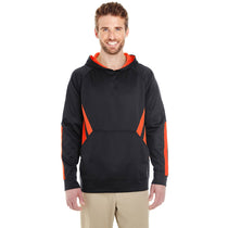 Holloway Men's Black/Orange Argon Hoodie