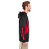 Holloway Men's Black/Scarlet Argon Hoodie