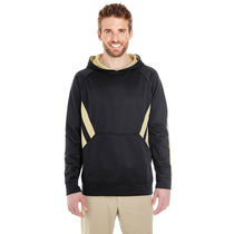 Holloway Men's Black/Vegas Gold Argon Hoodie