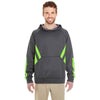 Holloway Men's Carbon/Lime Argon Hoodie