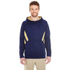 Holloway Men's Navy/Vegas Gold Argon Hoodie