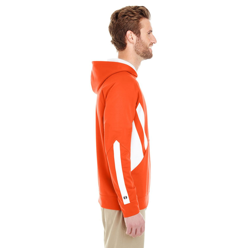 Holloway Men's Orange/White Argon Hoodie