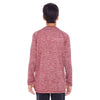 Holloway Youth Cardinal Heather Electrify 2.0 Long-Sleeve