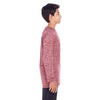 Holloway Youth Cardinal Heather Electrify 2.0 Long-Sleeve