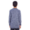Holloway Youth Navy Heather Electrify 2.0 Long-Sleeve
