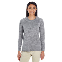 Holloway Women's Graphite Heather Electrify 2.0 Long-Sleeve