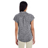 Holloway Women's Black Heather Electrify 2.0 Polo