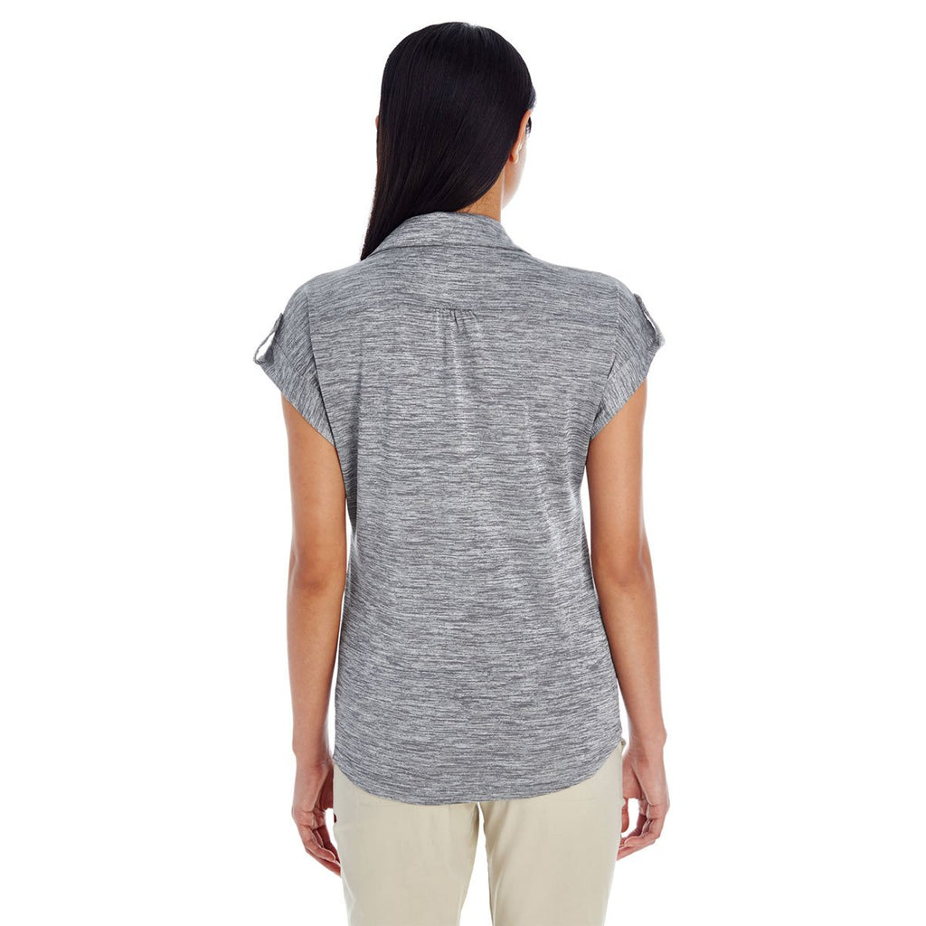 Holloway Women's Graphite Heather Electrify 2.0 Polo
