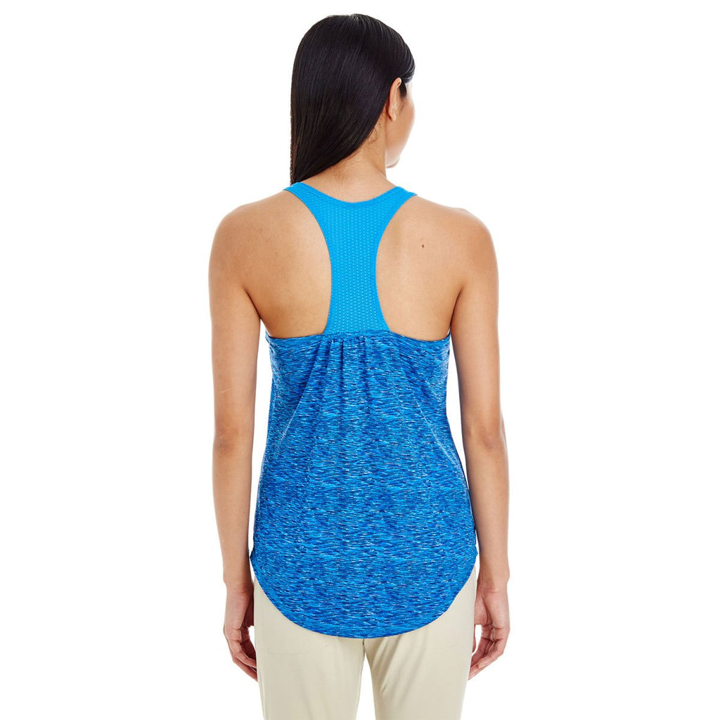 Holloway Women's Blue/Brght Blue Space Dye Tank