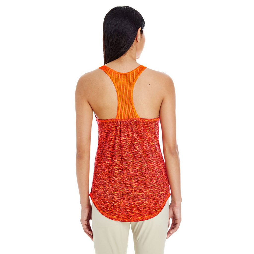 Holloway Women's Orange/Bright Orange Space Dye Tank