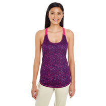 Holloway Women's Power Purple/Power Pink Space Dye Tank