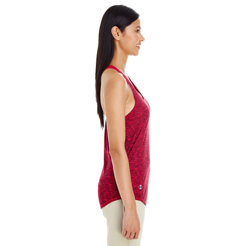 Holloway Women's Red/Scarlet Space Dye Tank