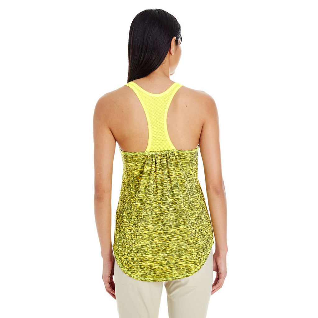 Holloway Women's Yellow/Bright Yellow Space Dye Tank