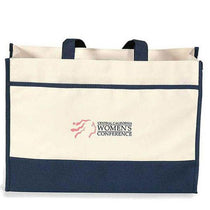 Gemline Navy Blue Contemporary Tote
