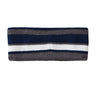 Holloway Navy/White/Graphite Acrylic Rib Knit Comeback Headband