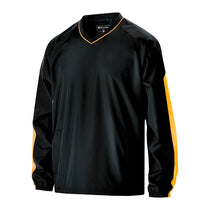 Holloway Men's Black/Light Gold Bionic Windshirt