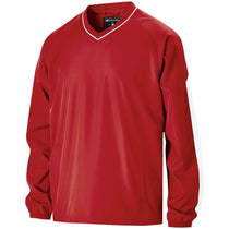 Holloway Men's Scarlet/White Bionic Windshirt