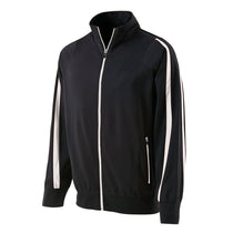 Holloway Men's Black/White Full Zip Determination Jacket