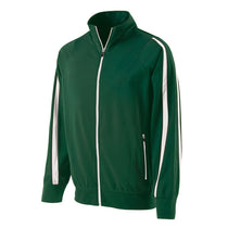 Holloway Men's Forest/White Full Zip Determination Jacket