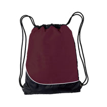 Holloway Maroon/Black/White Nylon Day-Pak Bag