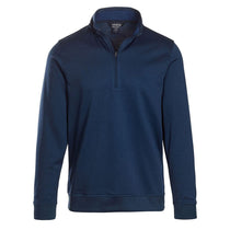Landway Men's Heather Blue Randall Heathered Knit Pullover