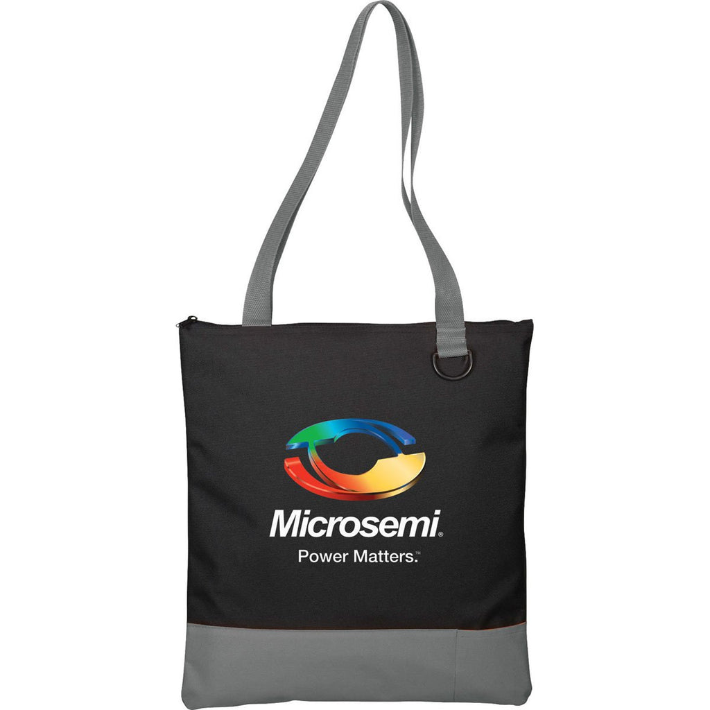 Leed's Grey Zippered Convention 11" Tablet Tote
