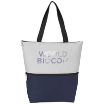 Leed's Navy Merlin Zippered Tote