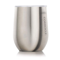 CORKCICLE. Brushed Steel Stemless Wine Tumbler 12 oz