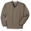 Nike Golf Men's Olive Khaki V-Neck L/S Wind Shirt