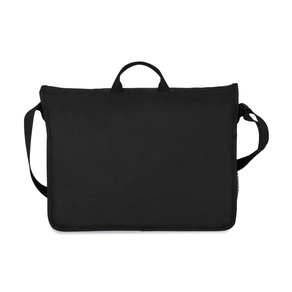 Gemline Black Subway Messenger Bag