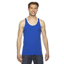 American Apparel Unisex Royal Blue/White Fine Jersey Tank