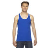 American Apparel Unisex Royal Blue/White Fine Jersey Tank