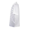 Vantage Men's White/Blue Pro Gradual Stripe Polo
