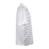 Vantage Men's White/Grey Pro Gradual Stripe Polo