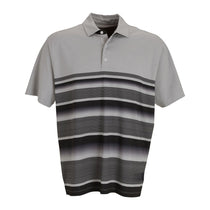 Vantage Men's Black Pro Fade Stripe Polo