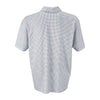 Vantage Men's Grey/White Pro Mini-Gingham Polo
