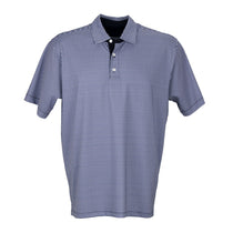 Vantage Men's Navy/White Pro Mini-Gingham Polo