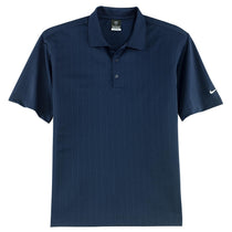Nike Men's Navy Dri-FIT Short Sleeve Textured Polo