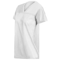 Augusta Sportswear Women's White Junior Fit Replica Football T-Shirt