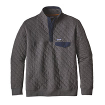 Patagonia Men's Forge Grey Cotton Quilt Snap-T Pullover