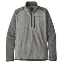 Patagonia Men's Nickel with Forge Grey Better Sweater Quarter Zip 2.0