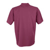 Vantage Men's Berry Pink Omega Solid Mesh Tech Polo