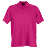 Vantage Men's Berry Pink Omega Solid Mesh Tech Polo