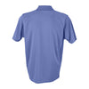 Vantage Men's Carolina Blue Omega Solid Mesh Tech Polo
